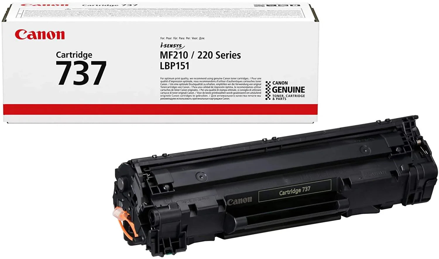 Canon 737 Black Toner Cartridge - eBuy UAE